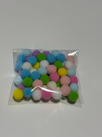 60 pompons Pâques 