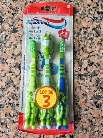 Brosse à dent 3-5ans souple crocodile neuf