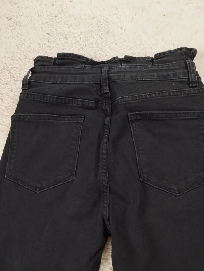 Jean slim noir taille haute marivy 36 - photo numéro 6