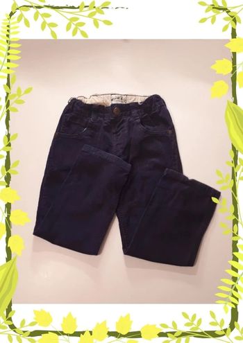 Pantalon taille ajustable effet velours 4/5 ans
