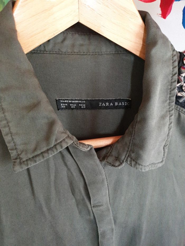 Chemise type militaire à picots - photo numéro 3