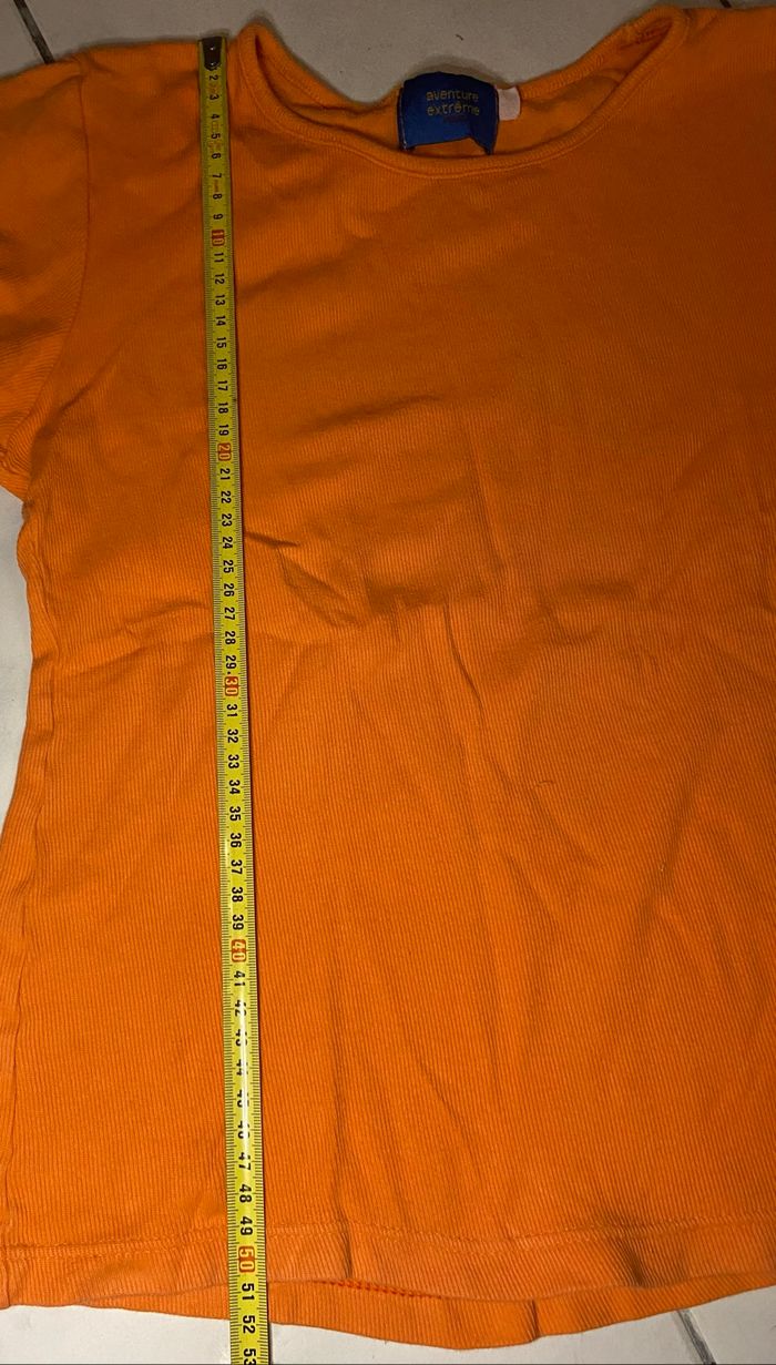 Tee-shirt »Aventure Extrême »orange - photo numéro 4