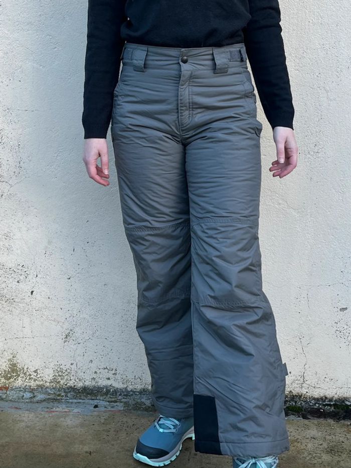 Pantalon de ski taille mi haute évasé, gris - Columbia - photo numéro 10