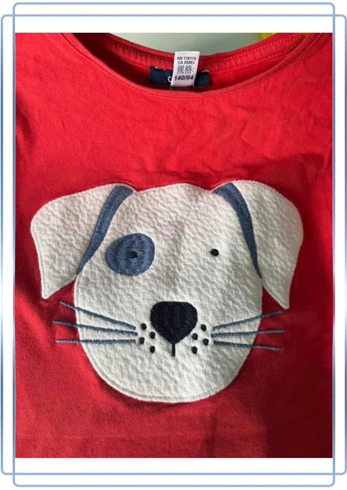 Joli t-shirt manches longues okaïdi 10 ans - photo numéro 3