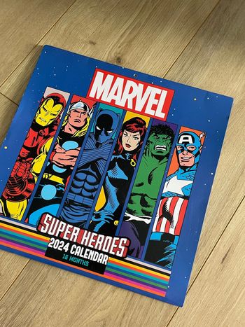 Calendrier Marvel neuf 2024
