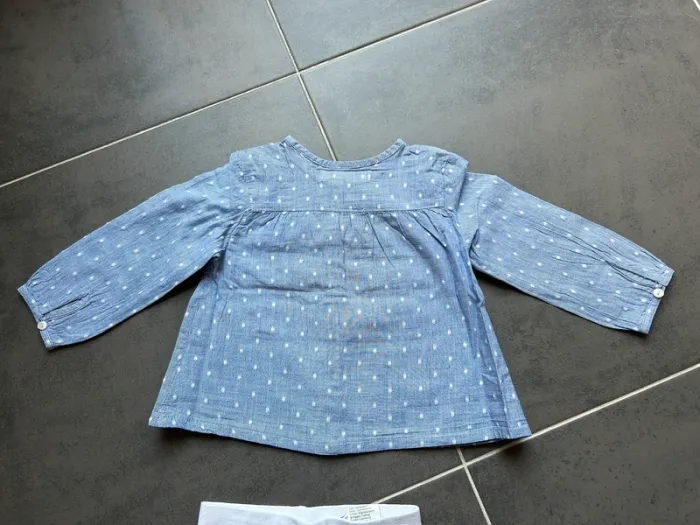 Ensemble blouse chemisier et legging bébé fille Zara - photo numéro 6