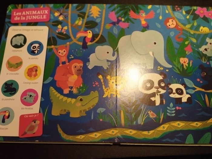 Livre Auzou Éveil cherche et trouve des tout-petits Chez les animaux - photo numéro 7