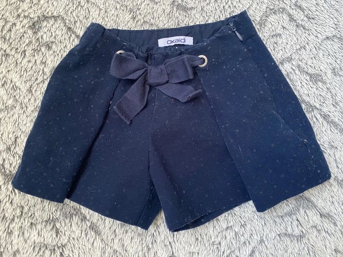 Short effet jupe bleu Okaidi - 3 ans