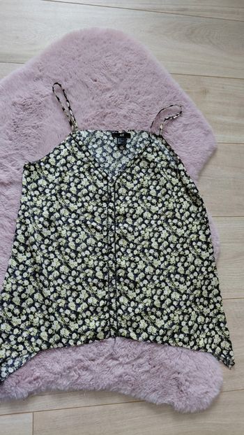 Débardeur H&M noir jaune taille 36