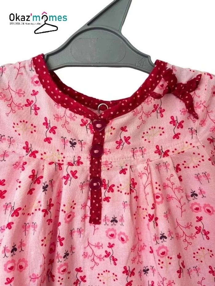 Robe fleurie légère à manches longues - Orchestra 3 mois (60cm) - photo numéro 2