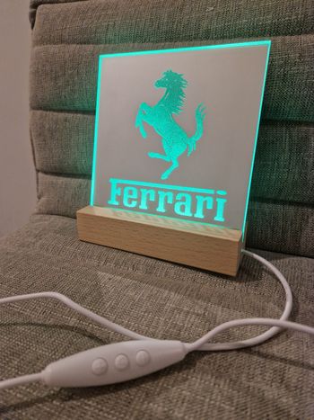 Lampe led ferrari