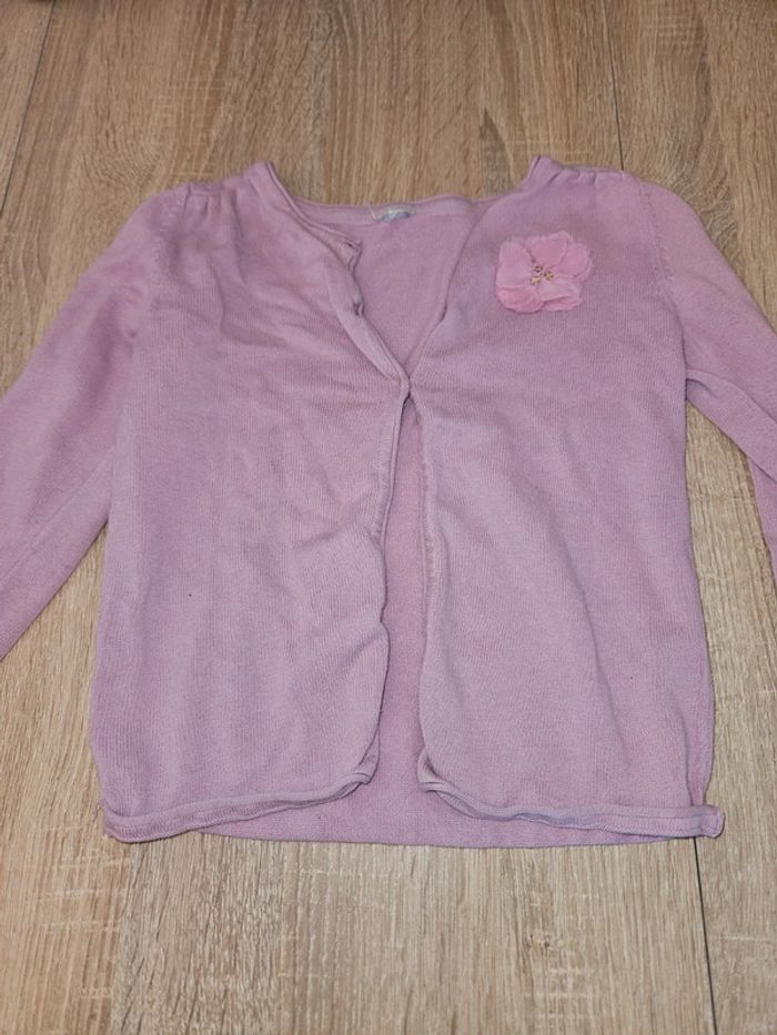 Gilet rose 6 ans