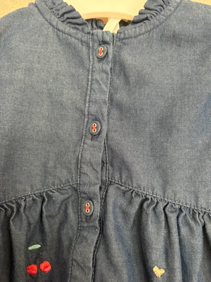 Robe en jean bébé fille Taille : 6 mois Orchestra - photo numéro 4