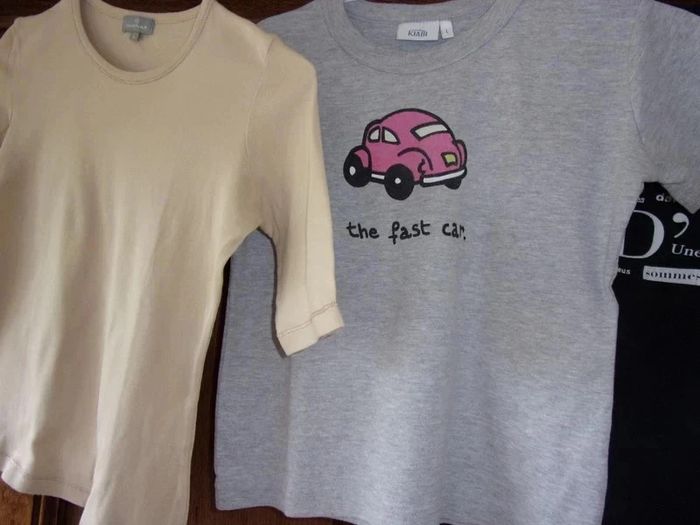 Lot 4 hauts Tee Shirts 40/42 - photo numéro 2