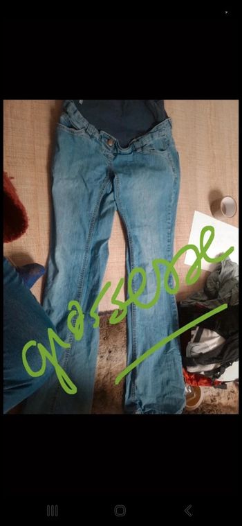 Jean grossesse avec bandeau
Câlin kalin