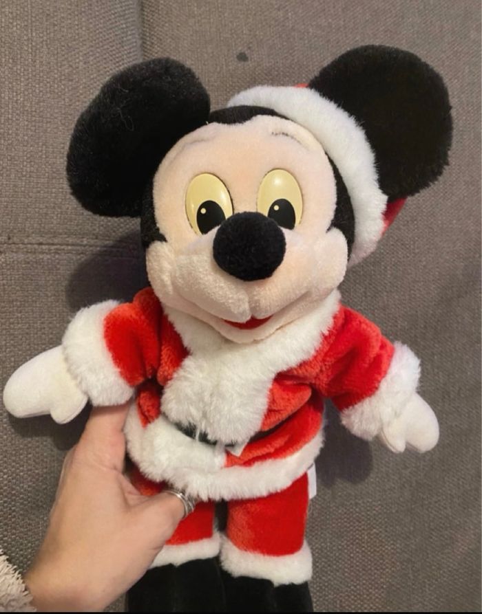 Peluche Mickey Père Noël - photo numéro 2