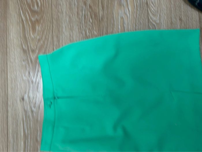 Ensemble tailleur veste et jupe année 70 80 taille 42 vert - faust bel air - photo numéro 10