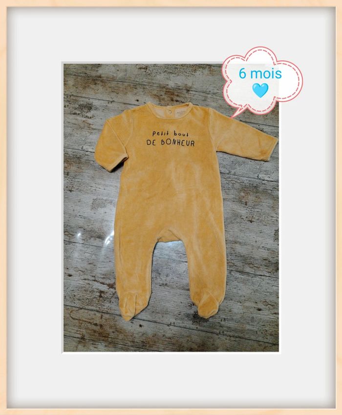 Joli pyjamas grenouillère garçon 6 mois 68cm