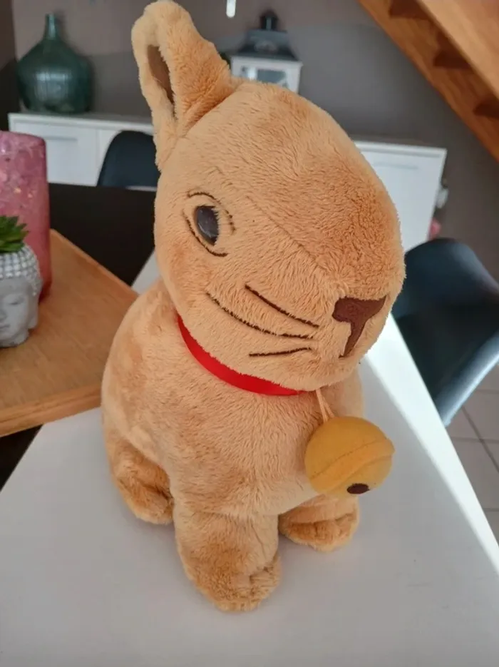 Péluche Lapin Lindt 🌿🎁 - photo numéro 4