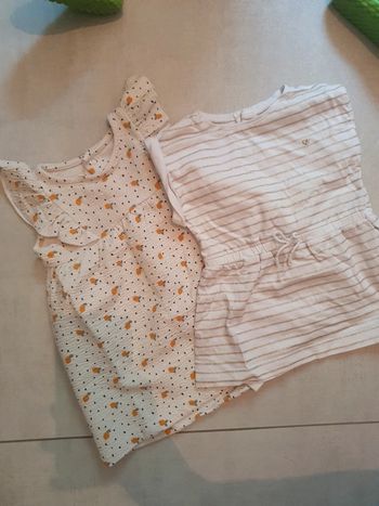 2 robes Kiabi 9 mois