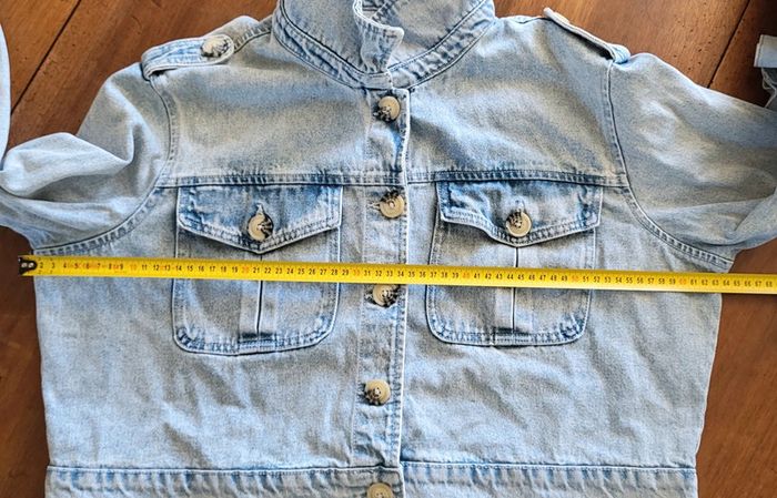 Veste en jean oversize bleue claire Denim Co Taille 44 46 - photo numéro 13