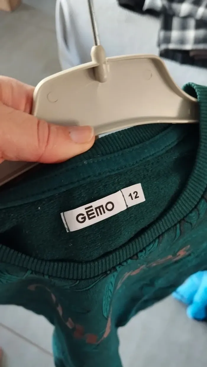 Sweat vert taille 12 ans Gémo fille - photo numéro 3