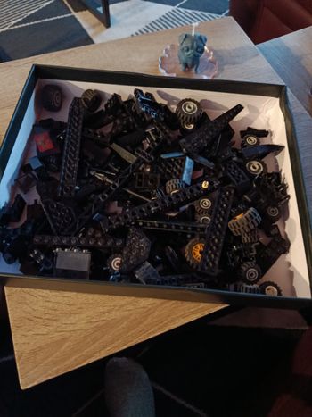 Diverses pièces lego noir