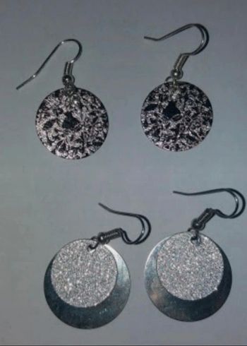 2 paire de boucles d'oreilles
