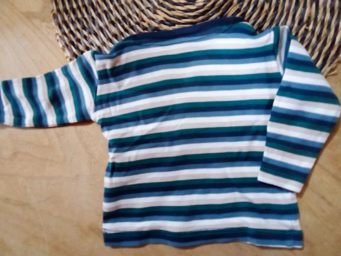 Tee shirt 0/2 mois ML 50/56cm - photo numéro 4