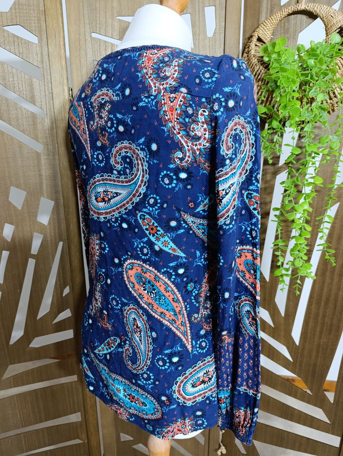 Blouse manches longues bleu taille S - Lili et lala - photo numéro 2
