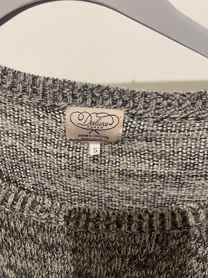Pull gris taille S