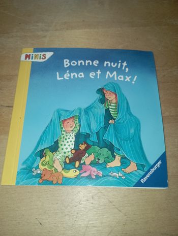 Livre bonne nuit Léna et max