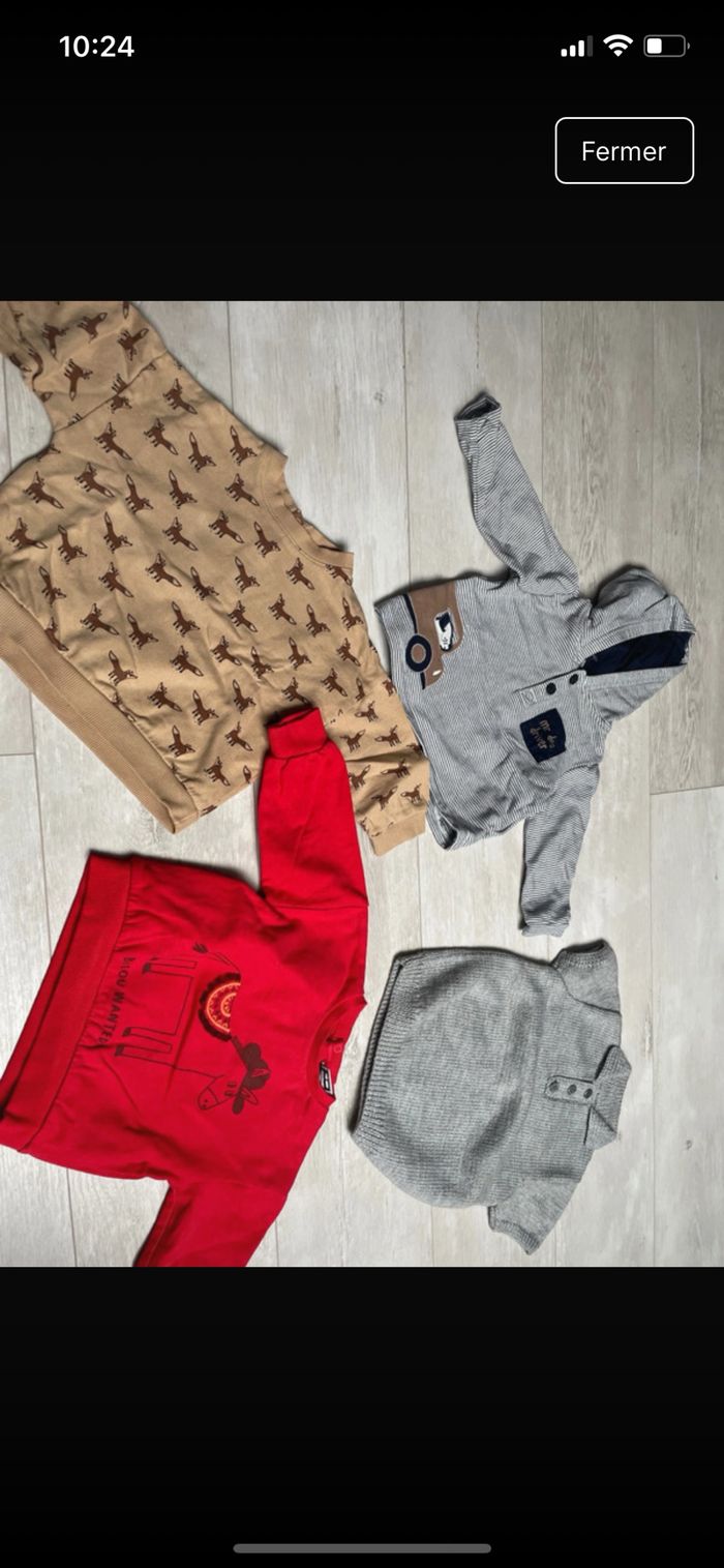 Lot de sweat