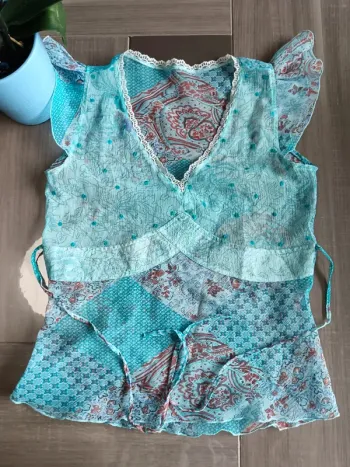 Chemisier voile femme taille unique