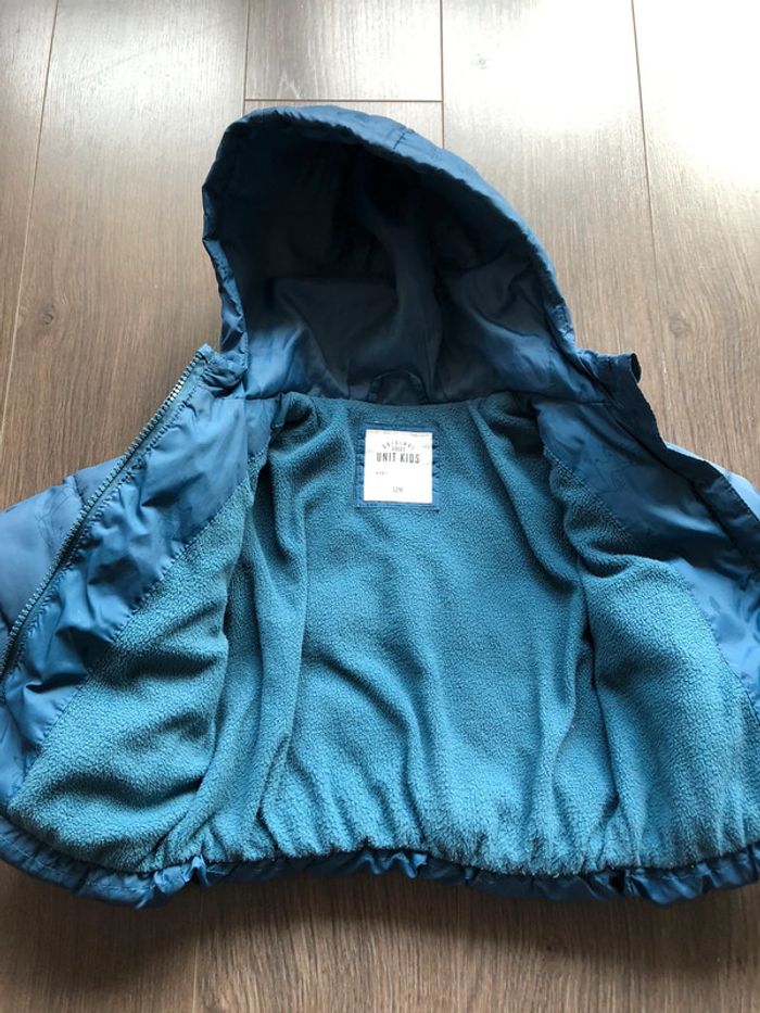 Manteau doudoune chaud 12 mois bleu marine - photo numéro 4