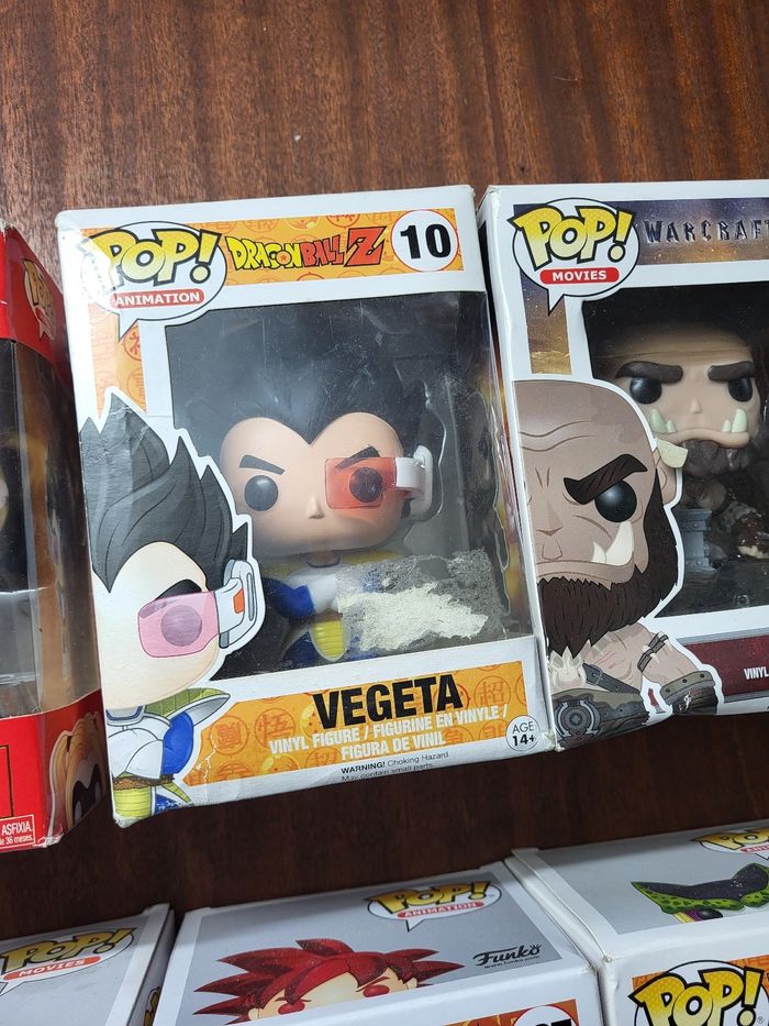 Lot de 7 Figurine POP Dragon ball, Warcraft, DC et Marvel - photo numéro 2