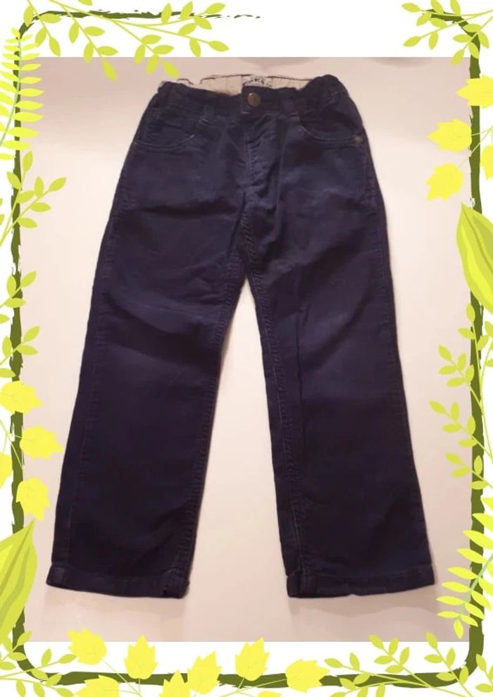 Pantalon taille ajustable effet velours 4/5 ans - photo numéro 2