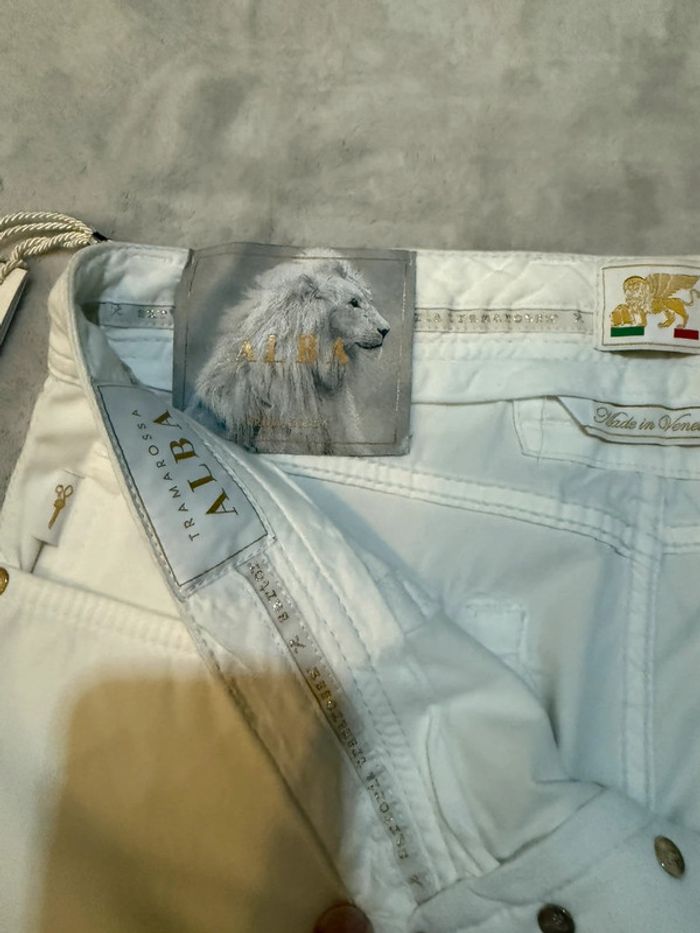 Tramarossa - Jean d'été slim, Blanc, taille 32 - photo numéro 4