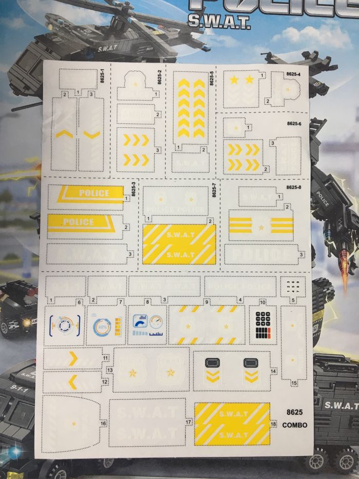 Jouets de construction police s.w.a.t - photo numéro 7