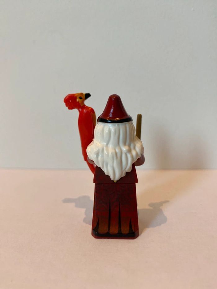 Figurine type lego professeur Dumbledor et Fumesec le phœnix. Harry Potter - photo numéro 3