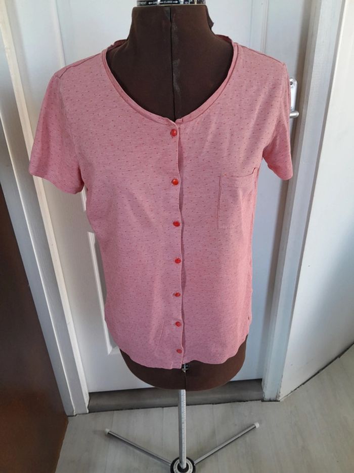 Tee shirt a boutons Des petits hauts taille 1