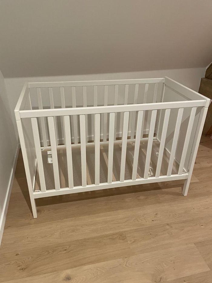 Lit bébé SUNDVIK, blanc, 60x120 cm - photo numéro 2