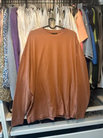 T-shirt terracotta homme
