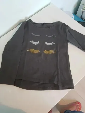 Tee shirt manches longues Kiabi
