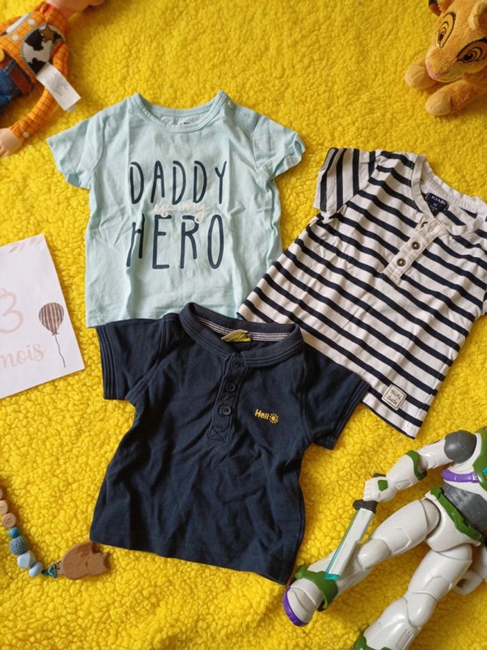 Lot 3 t-shirt garçon - photo numéro 2