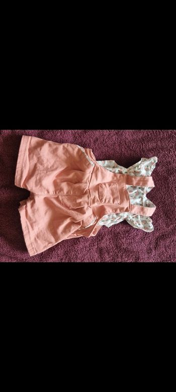 Ensemble bebe fille Salopette et t shirt  Obaibi Neuf