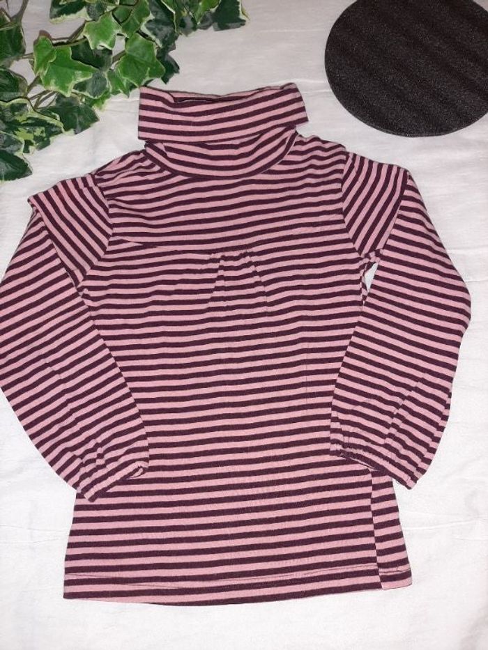 Sous-pull hiver Vynil Fraise 5ans fille đź‘§