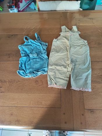 Lot été fille 12 mois