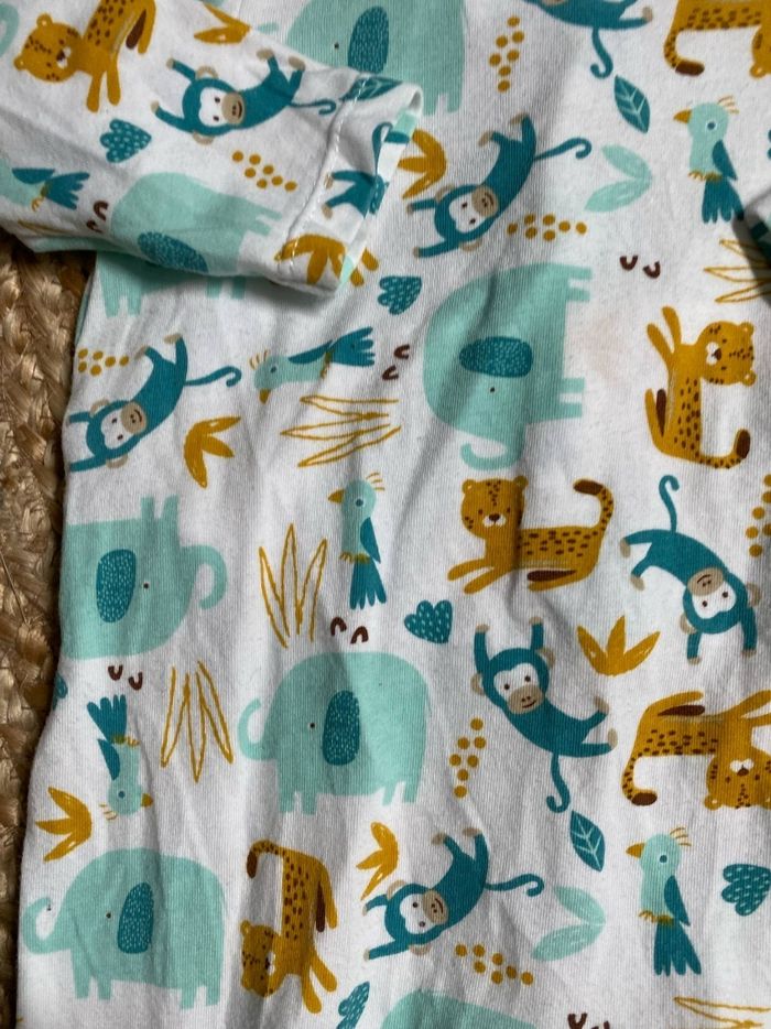 Lot de 3 pyjamas fin jungle 9 mois - photo numéro 4
