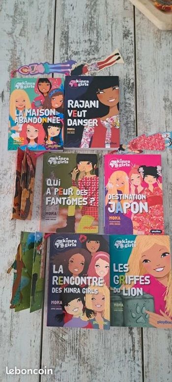 Lot 6 livres kinra girl état neuf possibilité achat a l'unité
